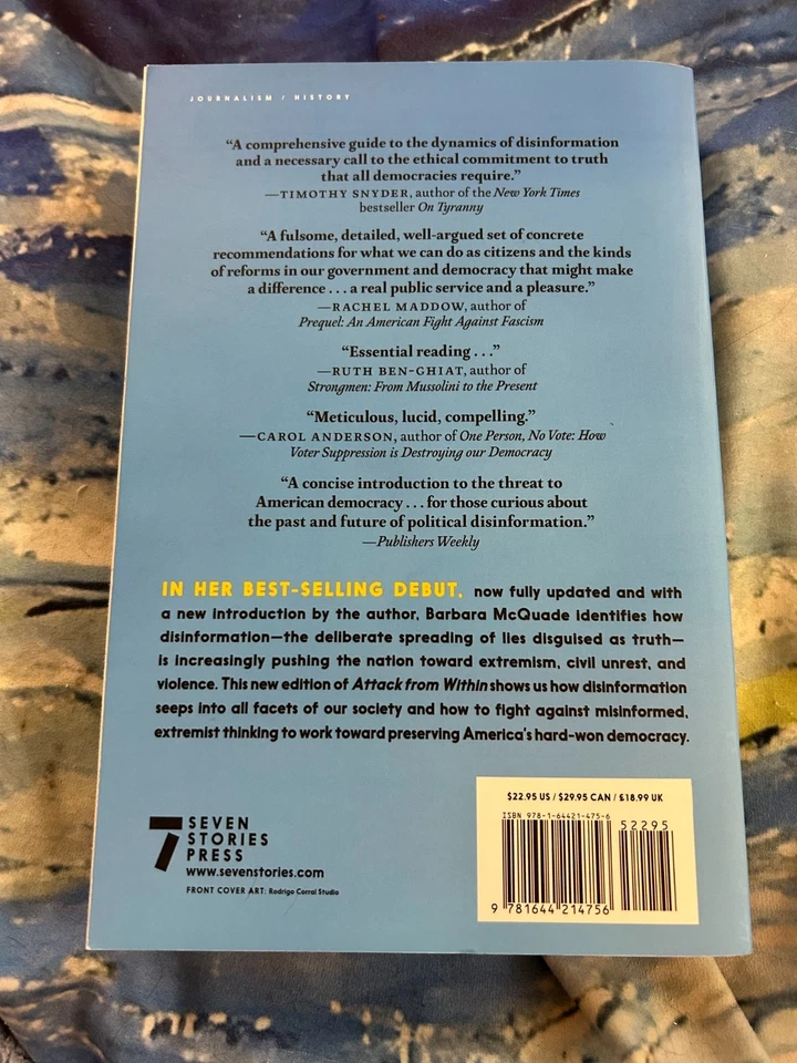 ATTACK FROM WITHIN BARBARA MCQUADE PAPERBACK UPDATED BRAND NEW ***FREE SHIP*** - Image 2 of 2