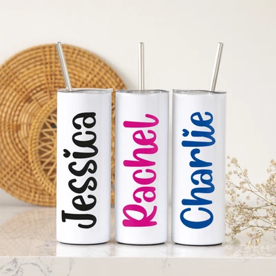 Custom Vinyl Name Sticker Labels for Bottles, Lunchboxes, Kids School Box, Wall - Image 1 of 4