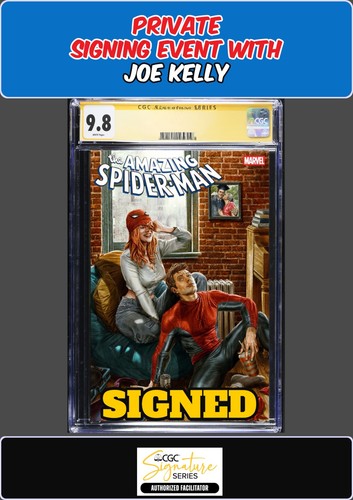 AMAZING SPIDER-MAN #27 LEE BERMEJO CGC SS JOE KELLY SIGNED PRESALE