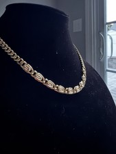 14k Gold Filled, 20 Inch Long Fancy Womans Necklace
