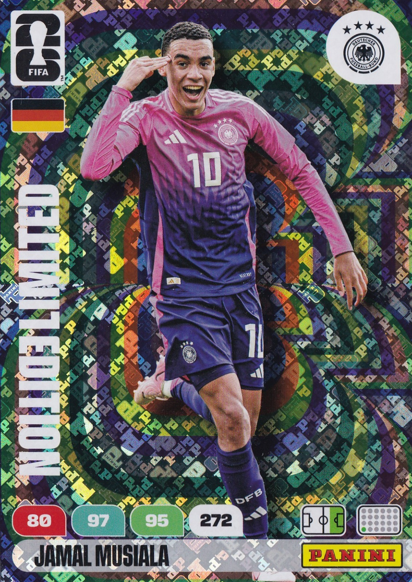 Panini FIFA World Cup Adrenalyn 2026 No. Jamal Musiala Limited