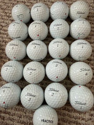 Augusta Masters Practice Golf Balls - Titleist RARE!