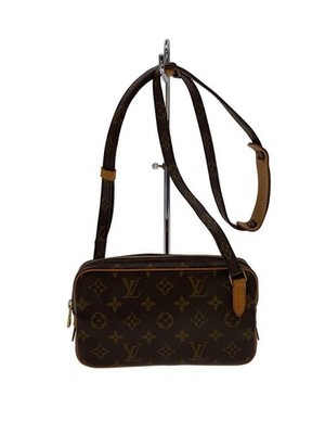 LOUIS VUITTON Shoulder Bag Pochette Marley Bandoliere Monogram Canvas PVC Used
