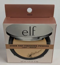 1 PIECE -  E.L.F. SHEER TINT FINISHING POWDER 95032 LIGHT/MEDIUM  0.33oz