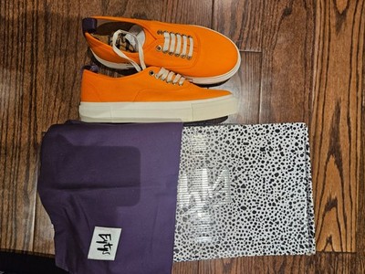 (80% OFF STORE CLOSURE) Eytys Orange Canvas Sneakers Sz9