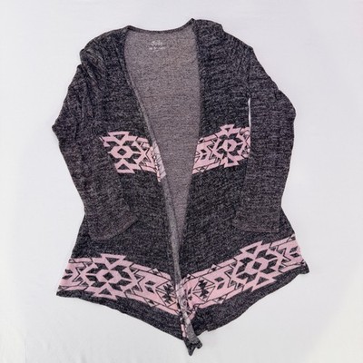 Girls Gray and Pink Sweater