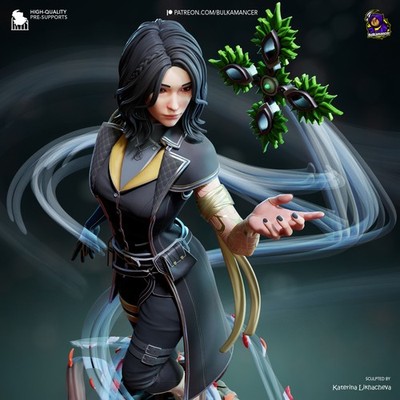 Lune Clair Obscur Expedition 33 278mm 3D Printed Collectible Figure Kit