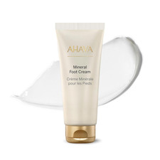 AHAVA Dead Sea Water Mineral Foot Cream - Nourishes Hydrates Dry Soles, Preven