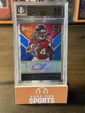 💎2014 Panini Select Devonta Freeman RC Auto Blue Prizm 23/25 BGS 9.5/10