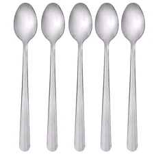 12 X 8" Long Stainless Steel Ice Cream Cocktail Teaspoons Coffee Soup Tea Spoons