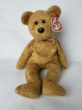 TY Beanie Babies Cashew The Brown Bear 2000  With Tag Error Vintage Retired 