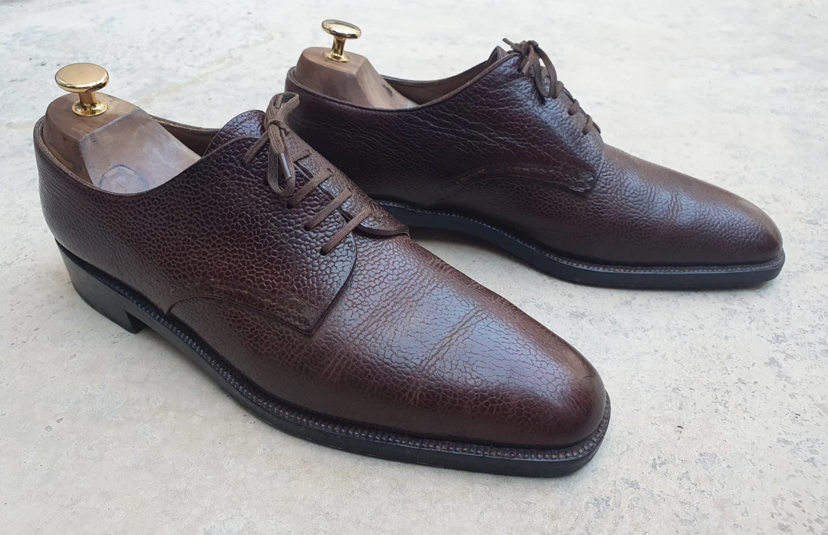 Chaussures Derby Homme Oxford Cuir Ville - Noir / Marron Foncé - EU 39-47