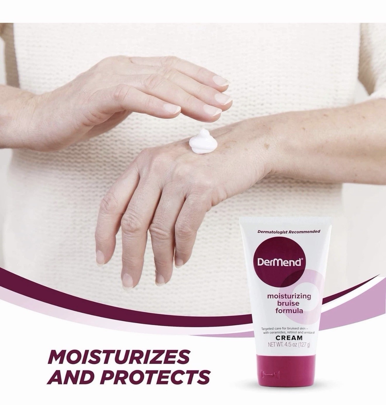 DerMend Moisturizing Bruise Cream, 4.5 oz. Mature Skin Solutions