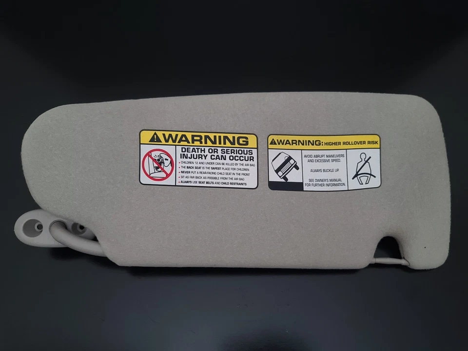 Juego de pares de parasoles laterales para conductor y pasajero Dodge Durango 1999-2000 gris iluminado Foto 2 de 4