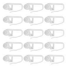 100 Pcs Bed Curtain Special Hooks Plastic Curtain Hooks Universal Curtain Hooks