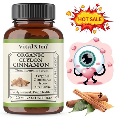 Organic Ceylon Cinnamon: Promotes digestive health and supports heart health