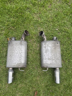 Rear Left&Right Exhaust Muffler OEM Ford Mustang 3.7 V6 11-14 LHRH Full Set