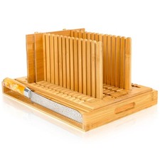 Bread Slicer for Homemade Bread, Adjustable Thickness and Width Slicing Guide...