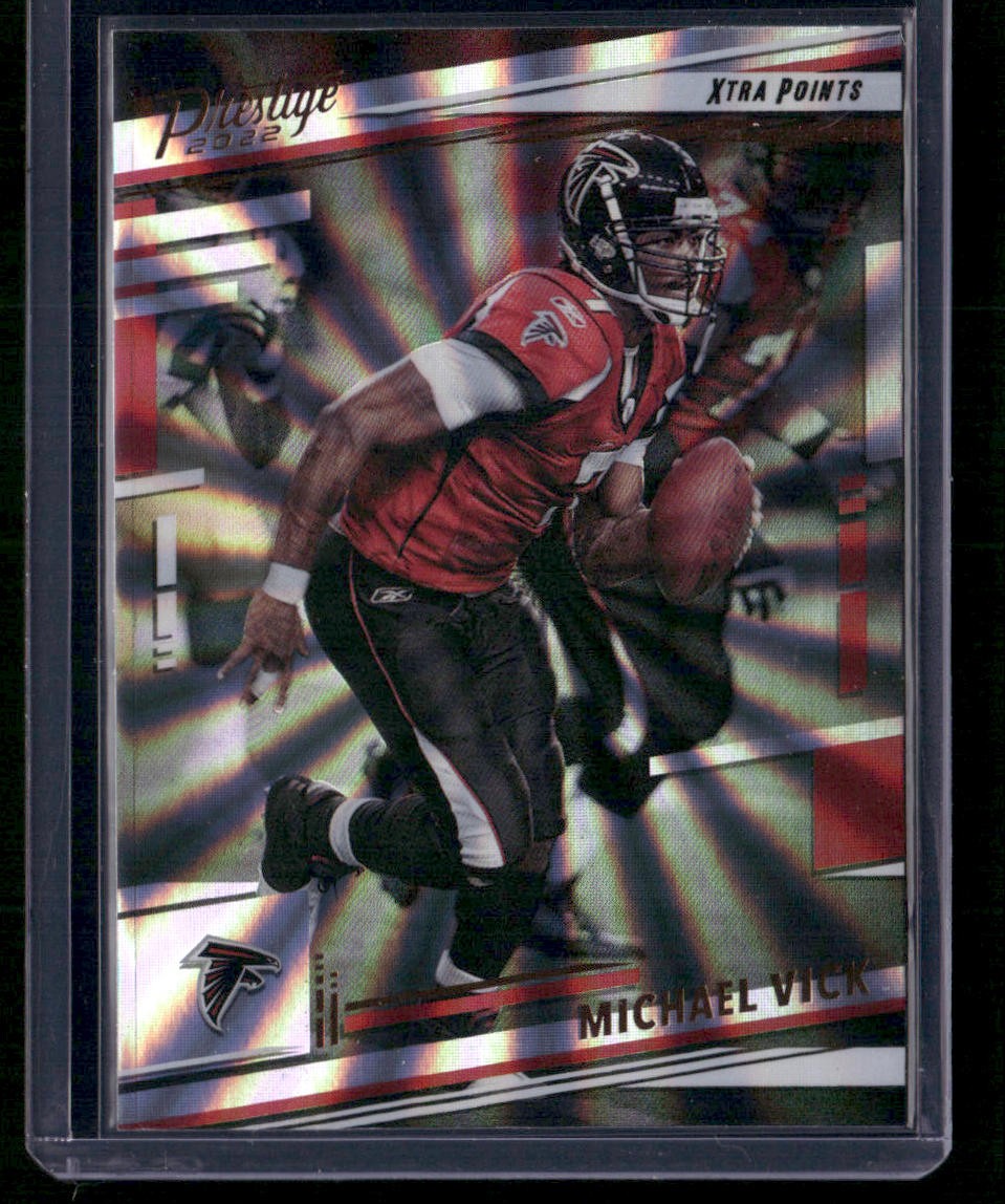 2022 Panini Prestige #19 Michael Vick Xtra Points Sunburst