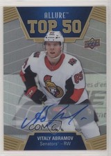 2019-20 Upper Deck Allure Top 50 Blue Vitalii Abramov Vitaly #T50-27 Auto 3x1