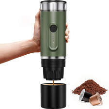 Machine à expresso portable, 9000 mAh, cafetière électrique de voyage avec