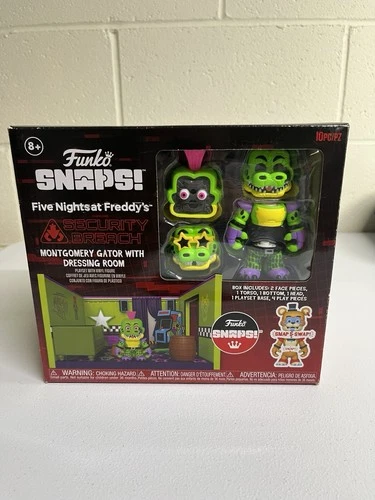 2023 Funko Snaps!- Five Nights at Freddy's- MONTY GATOR w/ DRESSING ROOM Playset