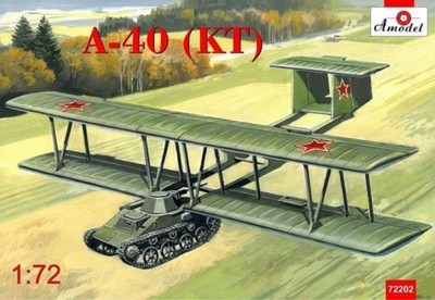 Antonov A-40 (KT)prototype flying tank T / 1:72 - Amodel 72202