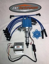 Ford 300 240 I6 4.9l Small Cap Blue Hei Distributor 60k Coil Hp 8mm Wires