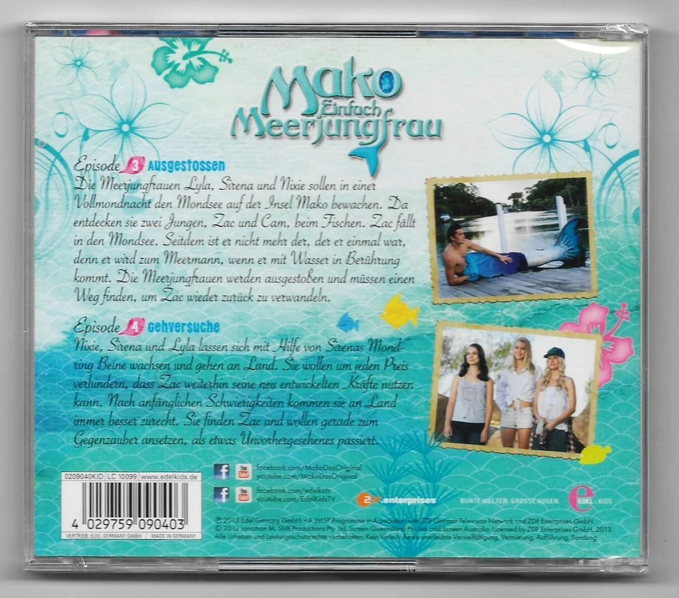 Mako - Einfach Meerjungfrau - Ausgestossen + Gehversuche / Hörspiel / NEU & OVP - Bild 2 von 2