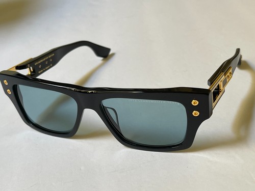 DEMO DITA GRANDMASTER-7 DTS407-A-01 BLACK/GOLD FRAME BLUE LENS SUNGLASSES 57-16 - Picture 2 of 7