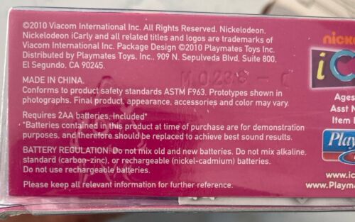 iCarly Sam's Remote Sound Effects FX Nickelodeon Playmates 2009 Rare New In Box - Picture 8 of 9