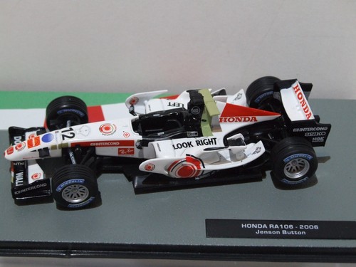 1:43 Scale 2006 FORMULA 1 HONDA RA106 JENSON BUTTON F1 - Picture 2 of 3