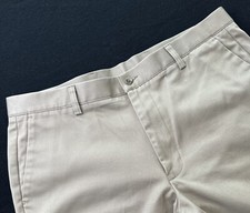 DOCKERS CLASSIC FIT 38x32 Flat Front Mens Khaki Pants VGUC Fast Shipping