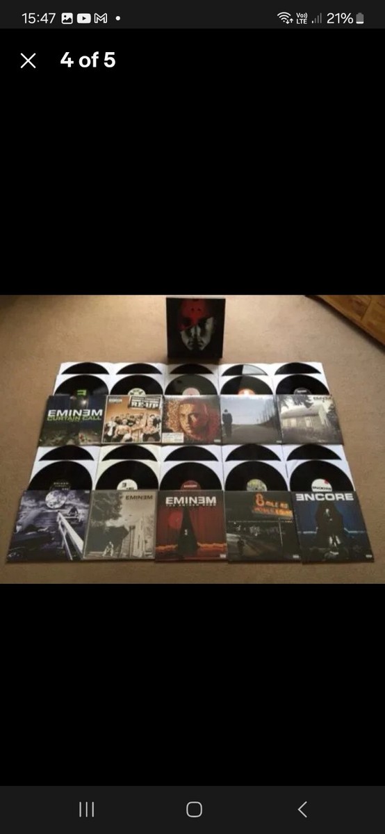Eminem The Vinyl LPs 10LP Vinyl Boxset Rare - Still Sealed