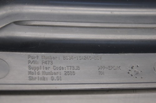 2011-2016 FORD SUPER DUTY FOG LIGHT COVER RIGHT PASSANGER SIDE BC34-15A246-BCW - Picture 9 of 9