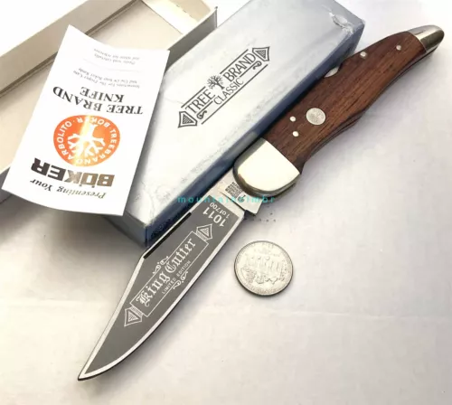 Boker Solingen Germany Folding Hunter King Cutter EDITION 1/700 Knife 1011 MINT