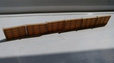 Real Wood Filament 4ft Fence Model Railway Lineside Scenery OO Gauge x 6