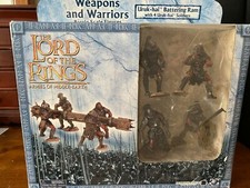 PLAY ALONG LORD OF THE RINGS URUK-HAI BATTERING RAM W 4 URUK-HI SOLDIERS.