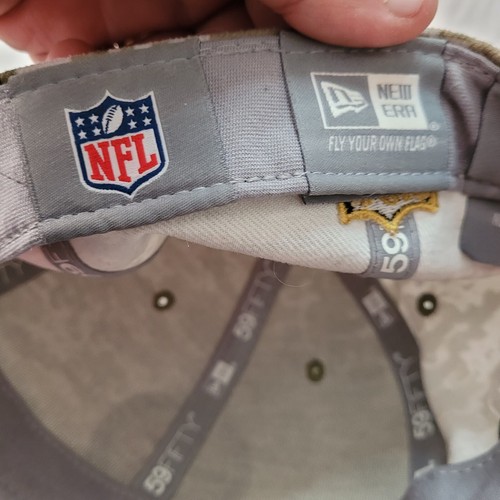 New Era 59Fifty Camo Mütze Pittsburgh Steelers Gr. 7 Baseball Cap - Bild 9 von 11
