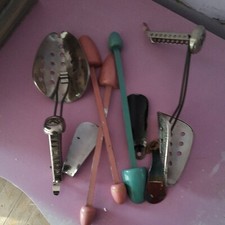 Vintage Shoe Stretcher Shoe Holders Lot Metal Shoe Holders Vintage Shoe Horns
