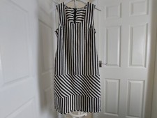 Dress Farhi by“Nicole Farhi“Vintage Cream Black Size:10 (UK) Eur 36,US 6 SALE