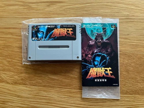 Original King Of Demons Majyuo Majyuuou Jpn Nintendo Super Famicom SNES SFC