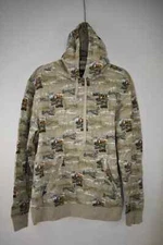 MARMOT x BRONCO ALP Logo Brown Hoodie Sweater Outdoor Mountains Open Road Size M