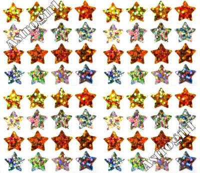 ~ Sparkle Reward Stars Gold Silver Chart School Hambly Studio Glitter Stickers ~