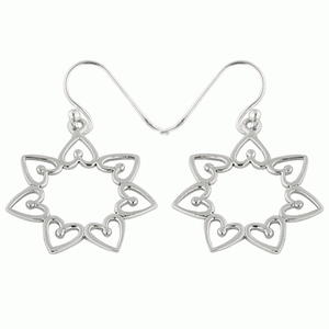 Filigree Multi Heart Ornate Star Design 925 Sterling Silver Fish Image Is Loading Filigree Multi Heart Ornate Star Design 925 Sterling