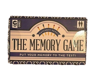NIB THE MEMORY GAME Cards FACTORY SEALED 14 Years and Up