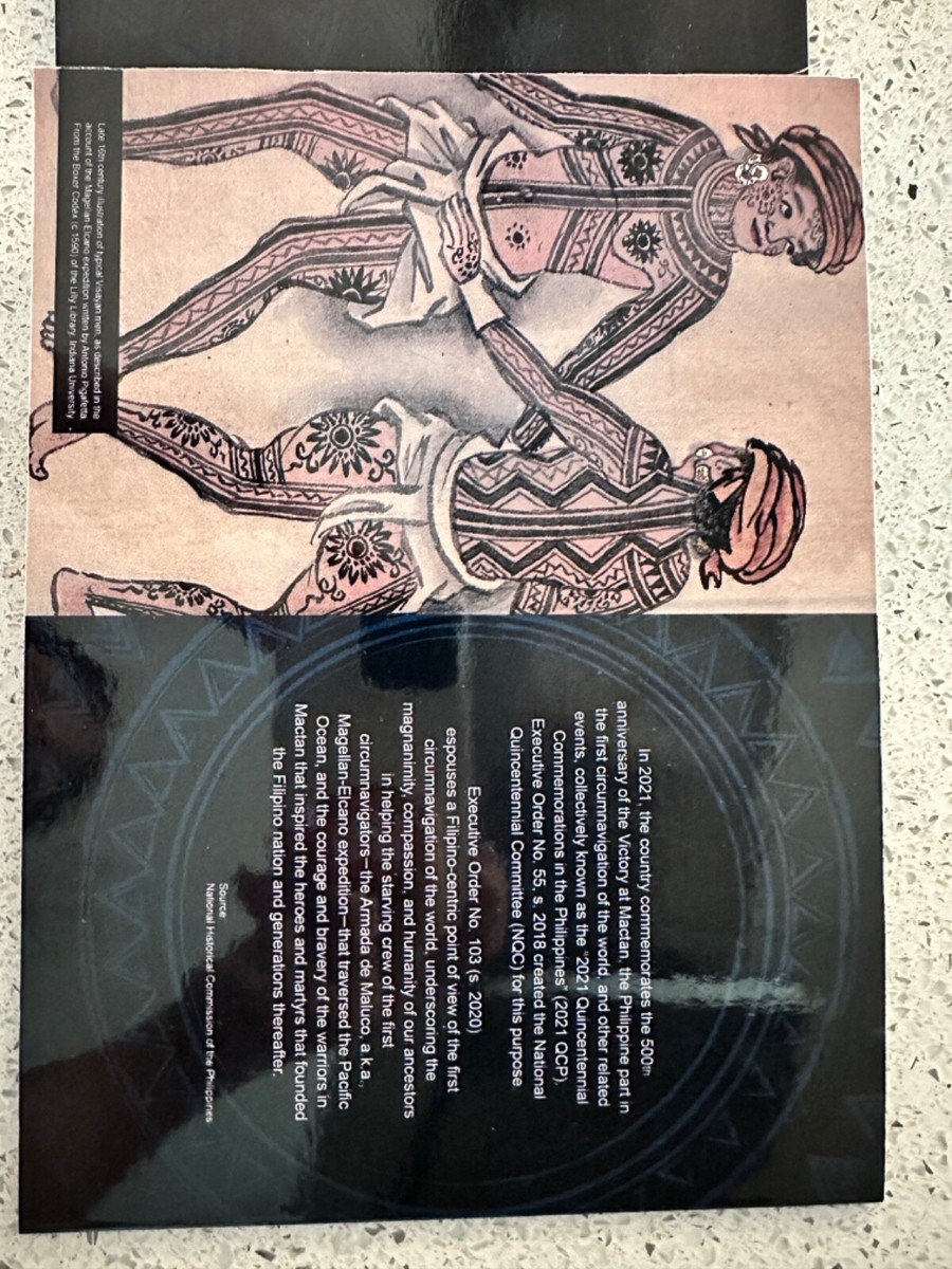 5,000 Pesos Philippine Commemorative Bank Note Lapu Lapu 500 Year