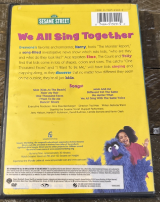Sesame Street We All Sing Together DVD-Rare Vintage-SHIPS N 24