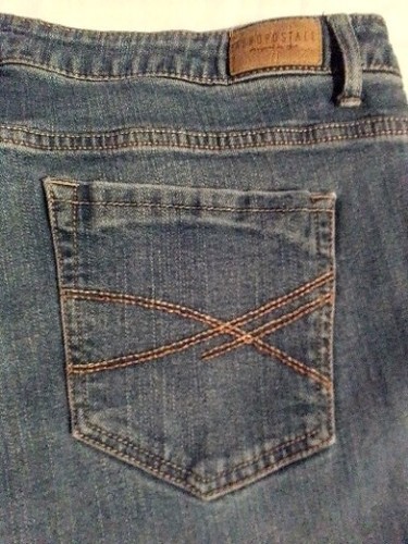 Aeropostale Jeans Damen 14 Classic Straight Leg Medium Wash 5 Pocket Denim - Bild 5 von 7