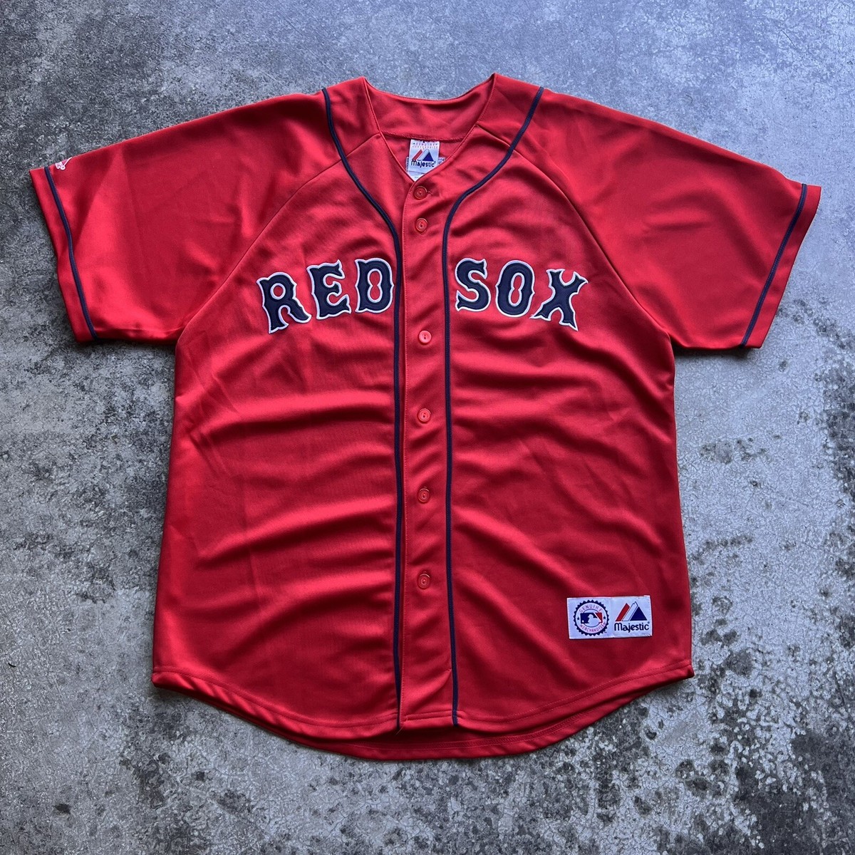 Johnny Damon #18 Boston Red Sox MLB Jersey Red Alternate Mens Size